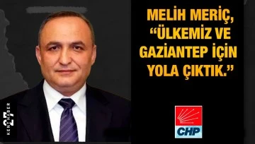 CHP listesinin süpriz ismi Melih Meriç, “&quot;Ülkemiz ve kentimiz için yola çıktık&quot;