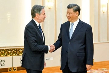 Çin Devlet Başkanı Xi, ABD Dışişleri Bakanı Blinken ile görüştü