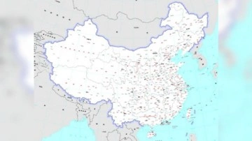 Çin'in yayınladığı Çin haritası büyük tepki çekti