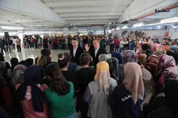 Cumhur İttifakı adayları Pekdemir ve Başer’den fabrika ziyaretleri
