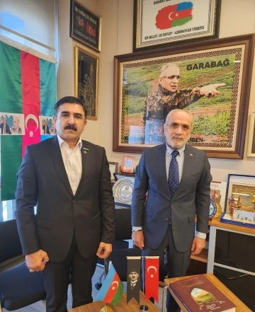 Cumhurbaşkanı Başdanışmanı Topçu, Azerbaycan’ın milli kahramanı Hüseyinli ile görüştü
