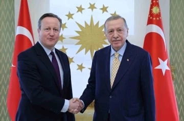 Cumhurbaşkanı Erdoğan, Birleşik Krallık Dışişleri Bakanı Cameron’u kabul etti
