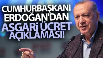 Cumhurbaşkanı Erdoğan'dan asgari ücret açıklaması: Şartlara göre ne yapılması gerekiyorsa onu yapacağız