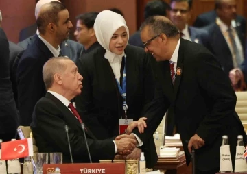 Cumhurbaşkanı Erdoğan, G20 zirvesinin ilk oturumuna katıldı
