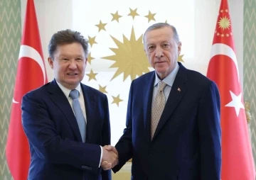 Cumhurbaşkanı Erdoğan, Gazprom Başkanı Miller’ı kabul etti
