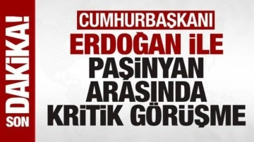 Cumhurbaşkanı Erdoğan ile Paşinyan arasında kritik görüşme