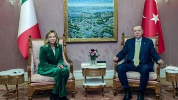 Cumhurbaşkanı Erdoğan, İtalya Başbakanı Meloni'yi İstanbul'da kabul etti