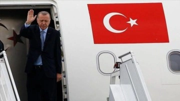 Cumhurbaşkanı Erdoğan, Kazakistan'a gitti