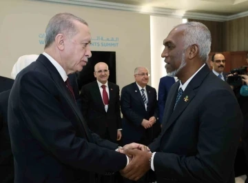 Cumhurbaşkanı Erdoğan, Maldivler Devlet Başkanı Muizzu ile görüştü
