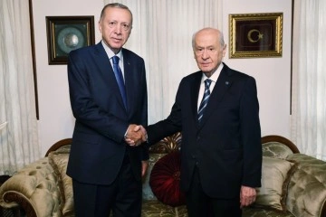 Cumhurbaşkanı Erdoğan, MHP Lideri Bahçeli’yi konutunda ziyaret etti