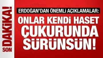 Cumhurbaşkanı Erdoğan: Onlar kendi hasat çukurunda sürünsün!