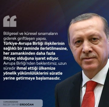 Cumhurbaşkanı Erdoğan: &quot;(Orta vadeli program) değerlendirmesi.