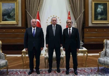 Cumhurbaşkanı Erdoğan, Yargıtay Başkanı ve Yargıtay Cumhuriyet Başsavcısı’nı kabul etti
