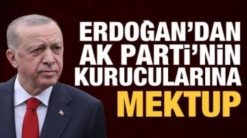 Erdoğan'dan Gaziantep’tekiler dahil AK Parti'nin kurucularına mektup
