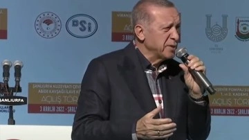 Cumhurbaşkanı Recep Tayyip Erdoğan Şanlıurfa'da konuşuyor