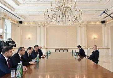 Cumhurbaşkanı Yardımcısı Oktay, Aliyev tarafından kabul edildi
