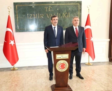 Cumhurbaşkanı Yardımcısı Yılmaz’dan İzmir Valiliği ve AK Parti İl Başkanlığına ziyaret
