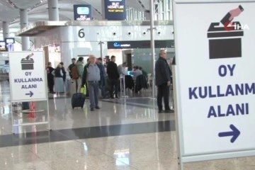 Cumhurbaşkanlığı seçiminin ikinci turunda İstanbul Havalimanı’nda oy verme işlemi başladı