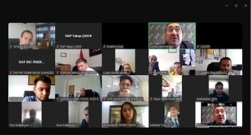 DAP ve uygulayıcı kuruluşlarla çevrimiçi toplantı
