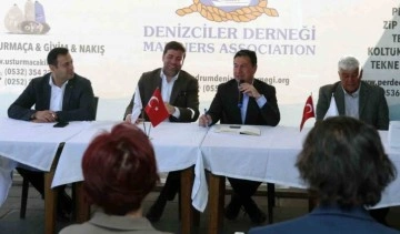 Denizcilerle Buluşan CHP Muğla Büyükşehir Belediye Başkan Adayı Ahmet Aras, Projelerini Anlattı