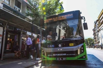 Denizli Büyükşehir otobüsleri bayramın ilk 2 günü ücretsiz
