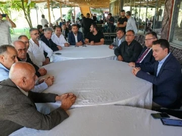 Deva Partisi Lideri Ali Babacan, Hatay'da konuştu