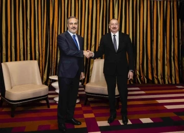 Dışişleri Bakanı Fidan, Azerbaycan Cumhurbaşkanı Aliyev ile görüştü
