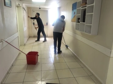Diyarbakır Selahattin Eyyubi Devlet Hastanesi’nde temizlik seferberliği
