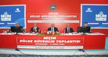 Diyarbakır’da bölge seçim güvenliği masaya yatırıldı