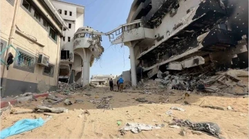 DSÖ ekibi, Şifa Hastanesi’ndeki yıkımı görüntüledi

