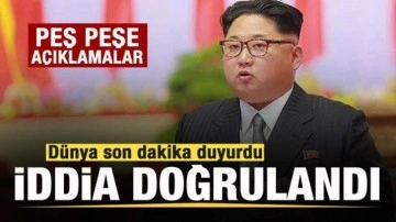 Dünya son dakika duyurdu! Kim Jong-un iddiası doğrulandı
