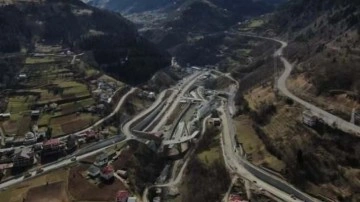 Dünya üçüncüsü Yeni Zigana Tüneli açılış için gün sayıyor