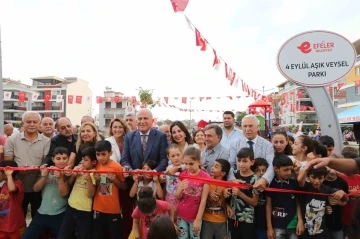 Efeler’de 4 Eylül Aşık Veysel Parkı açıldı
