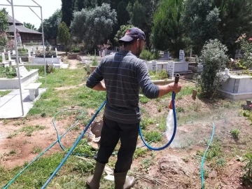 Efeler’de mezarlıklar temizleniyor
