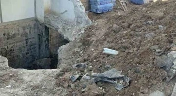 Elazığ’da göçük altında kalan işçi ekipler tarafından kurtarıldı
