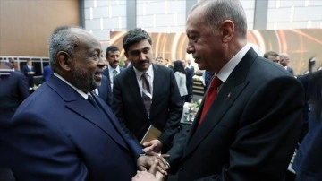 Erdoğan, Cibuti Cumhurbaşkanı Guelleh ile Görüştü