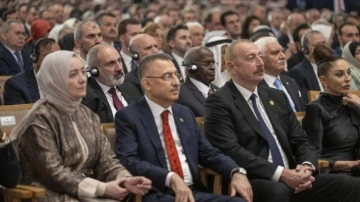 Erdoğan için düzenlenen törene damga vuran kare! Paşinyan bakın nereye oturdu