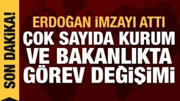 Erdoğan imzaladı: Çok sayıda kurum ve bakanlıkta görev değişimi: Basın İlan Kurumu Genel Müdürlüğüne Cavit Erkılınç atandı.