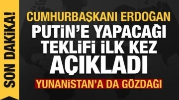 Erdoğan, Putin'e yapacağı teklifi ilk kez açıkladı! Yunanistan'a da gözdağı verdi