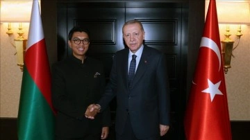 Erdoğan ve Madagaskar Cumhurbaşkanı Antalya'da Buluştu