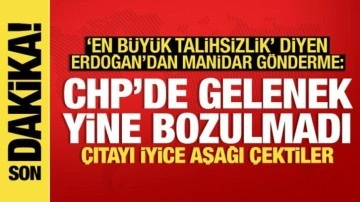 Erdoğan'dan manidar gönderme: CHP'de gelenek yine bozulmadı!