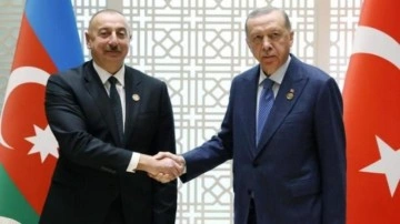 Erdoğan'la Aliyev Türkmenistan'da görüştü