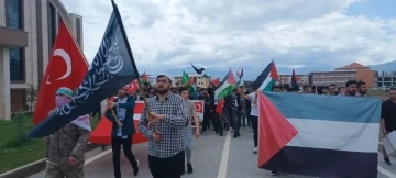 Erzincan’da Filistin’e destek yürüyüşü yapıldı
