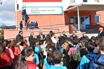 Erzincan’da Şehit Piyade Sözleşmeli Er Salih Ay’ın İsmi Okuluna Verildi