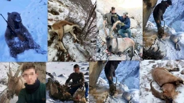 Erzincan’da yaban keçisi avlayan 5 kişiye 5 milyon 207 bin 178 TL rekor para cezası
