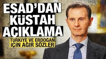 Esad'dan küstah açıklama: Türkiye ve Erdoğan için çok ağır sözler