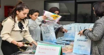Esenyurtlu kadınlar 8 Mart için depremzede kadınlara anlamlı hediyeler hazırladı