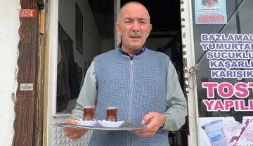 Eskişehir'de 5 yıl belediye başkanlığı yapan Ümit Güven şimdi çaycılık yapıyor