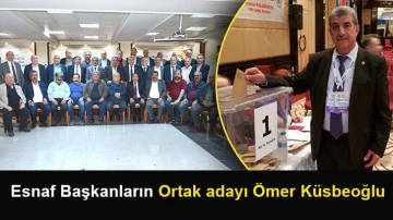 Esnaf Başkanların Ortak adayı Ömer Küsbeoğlu