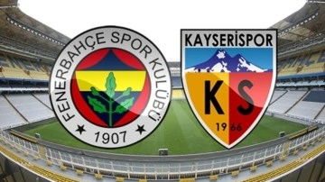Fenerbahçe Kayserispor CANLI İZLE